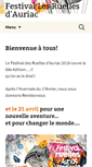Mobile Screenshot of festival-les-ruelles-auriac.fr